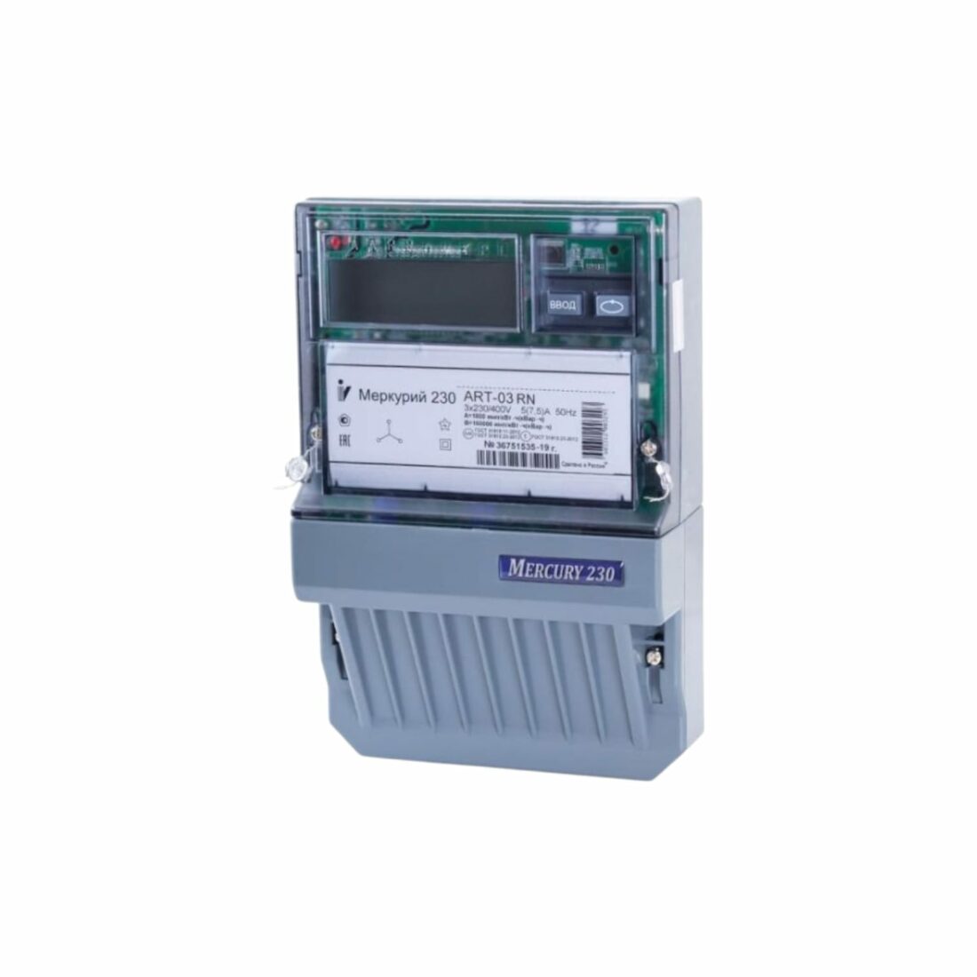 Счетчик Меркурий 230 АRT-01 PQRSIN (3*230/400) 5(60)