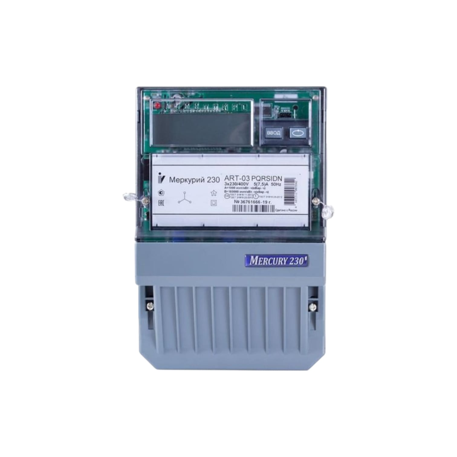 Счетчик Меркурий 230 АRT-00 PQRSIDN (3*57,7/100) 5(7,5)