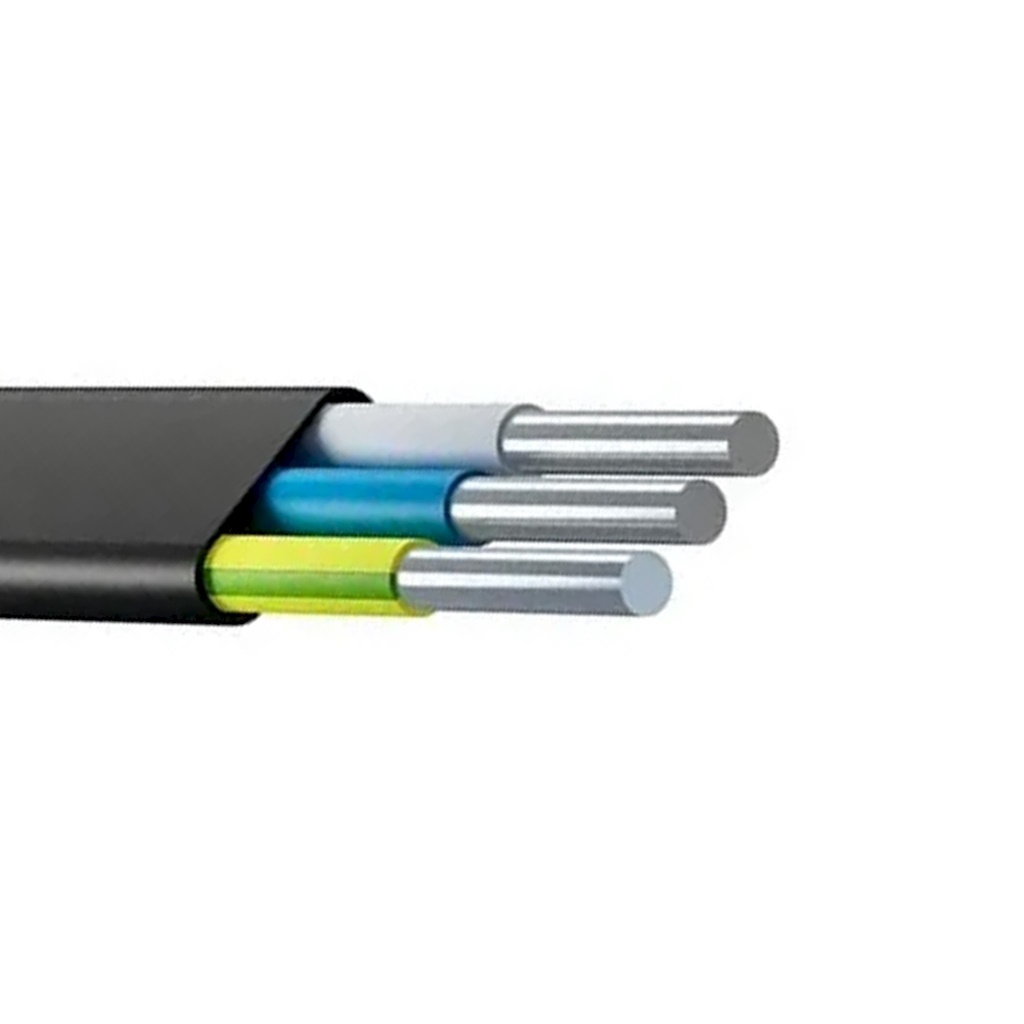 Кабель АВВГ 3*2,5 плоский ГОСТ